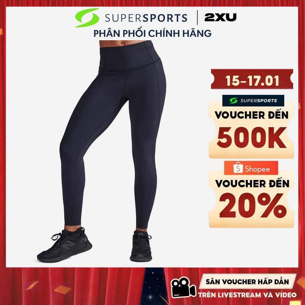 Quần Dài Bó Cơ Nữ 2XU Form Hi-Rise - Đen - WA7301b-BLK/BLK ADS12 LS300