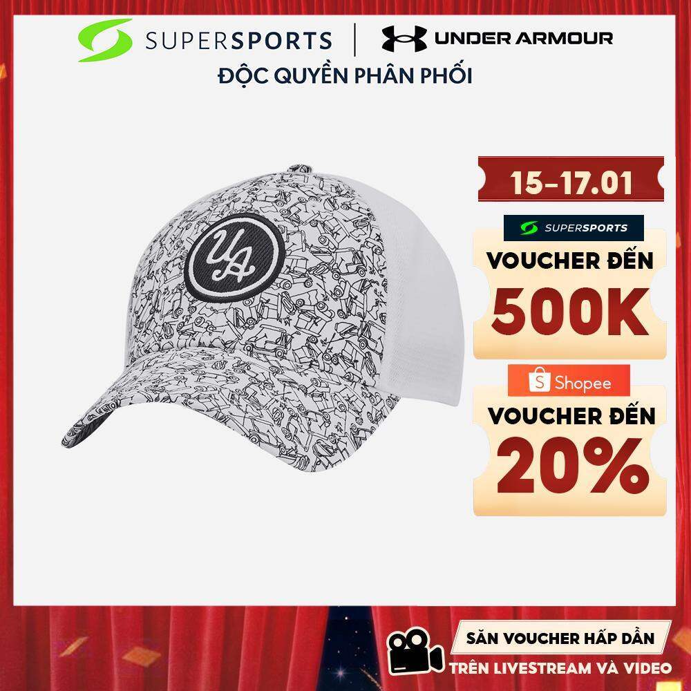 Mũ Lưỡi Trai Thể Thao Nam Under Armour Iso-Chill Driver Mesh Adjustable - Xám  - 1369805-105