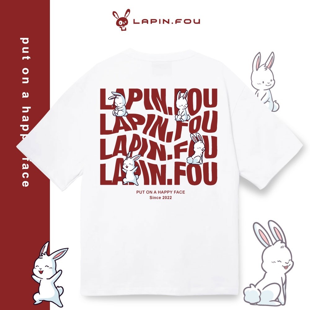 [HOT] Áo Thun Unisex Nam Nữ Local Brand - Lapin.Fou izzy