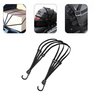 IOORUD Dây Chằng 4 Dây Có Móc Gài Cho Xe Máy, Xe Đạp, Dây Chun Bọc Dù Siêu Chắc Chắn, Co Giãn Gấp 1,7 lần