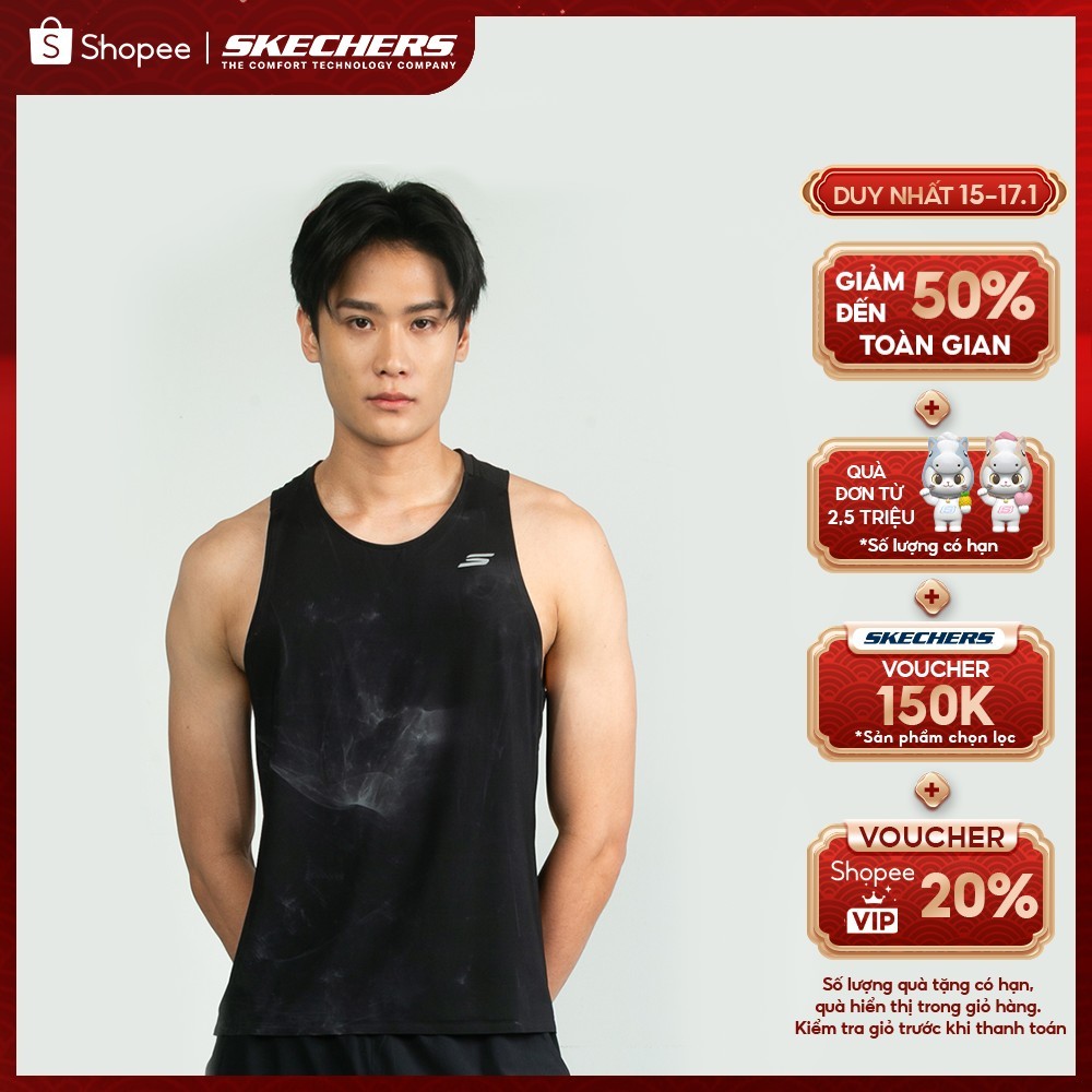 Sports Tank Top Nam Skechers Running Performance Sports Tank Top - SP325M320-AP01