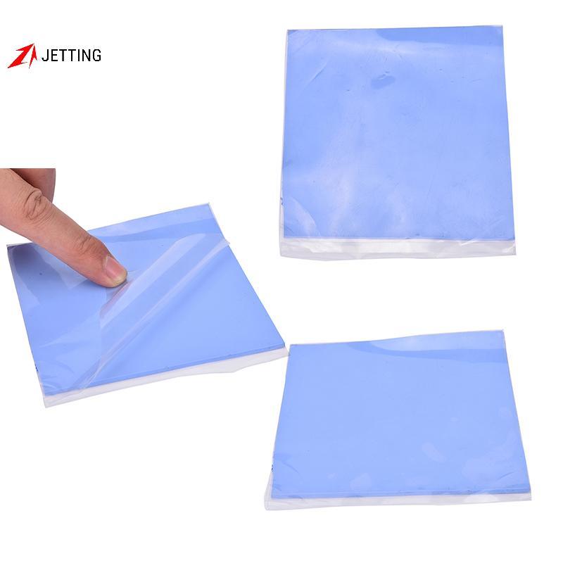 JETTING Blue GPU CPU Tản nhiệt Làm mát Tấm silicon dẫn nhiệt 100mmx100mmx2mm J