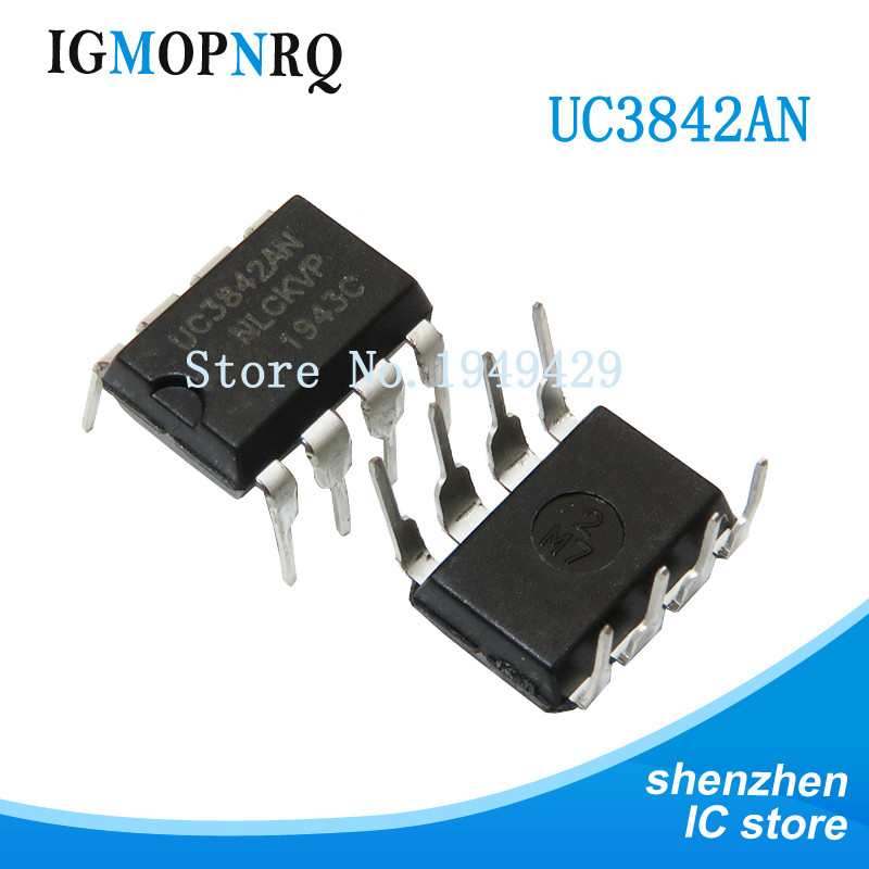 10 Chiếc UC3842AN DIP8 UC3842 UC3842BN DIP 3842AN DIP-8 UC3842A UC3842B UC3842 mới và IC