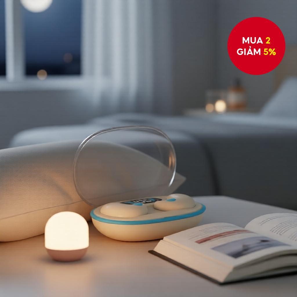 HQAi X55 Tai nghe Bluetooth Hi-Fi chống nước, điều khiển bằng nút, có mic, chống ồn, pin dùng lâu ch