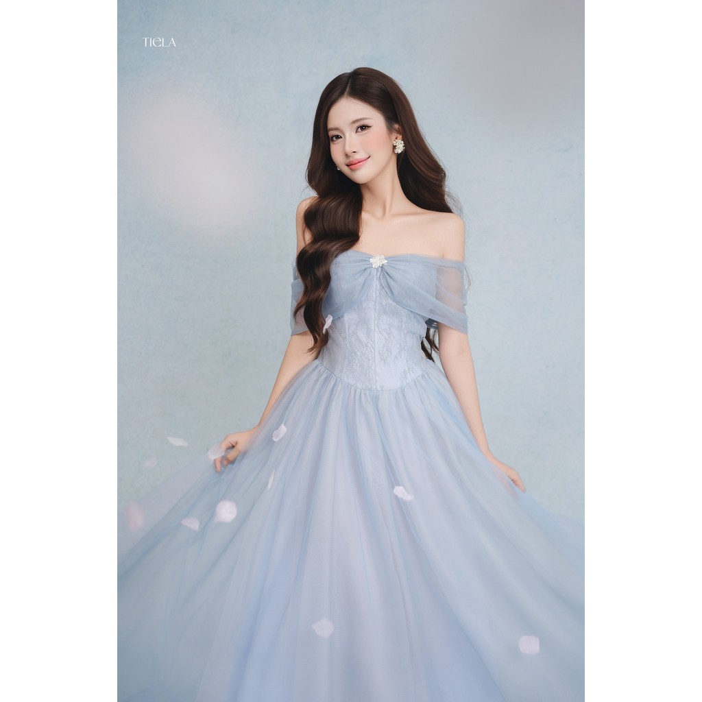 TIELA Đầm váy hoa ren dáng dài - Sara Dress