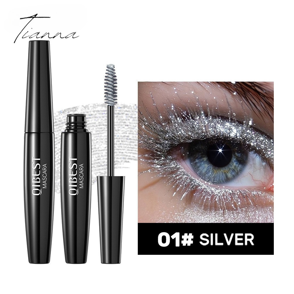 Mascara kim cương lấp lánh, trang điểm tiệc Sequin lấp lánh