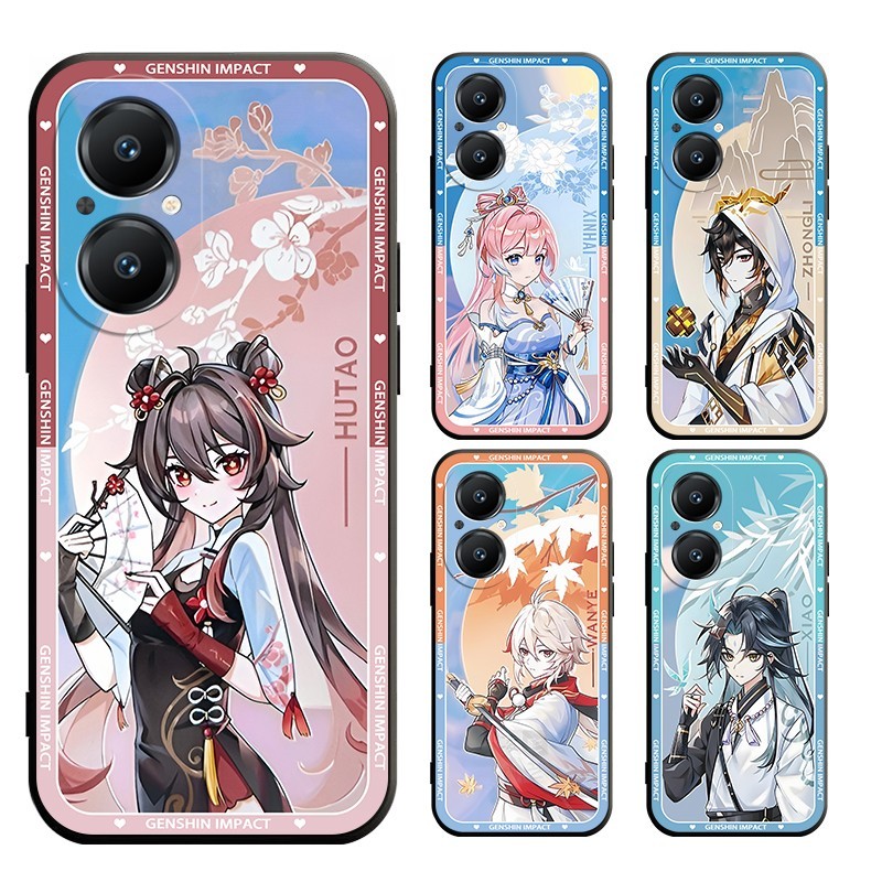 Realme 15X 15 PRO 15T 15 14X 14T 14 PRO PLUS Vỏ mềm Genshin Impact