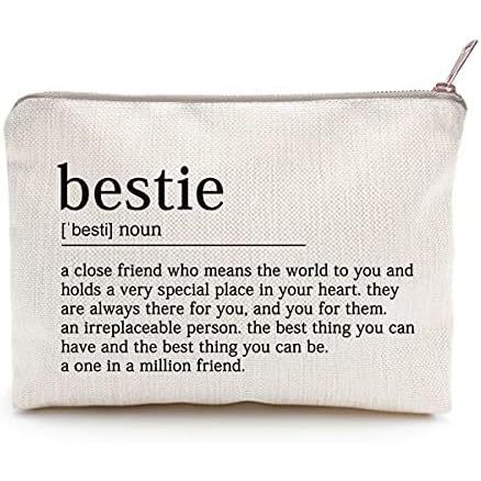Bestie Hộp Đựng Trang Điểm Người Bạn Thân Nhất Túi Đựng Mỹ Phẩm Cho Nàng Cho Em Gái Sinh Nhật Túi Vệ