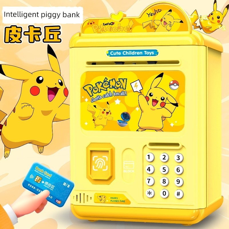 Pikachu Trẻ Em Heo Đất 2024 Phong Cách Mới Bé Trai Không Chỉ Nhập Bảo Hiểm Tiết Kiệm Tiền Cô Gái Hộp