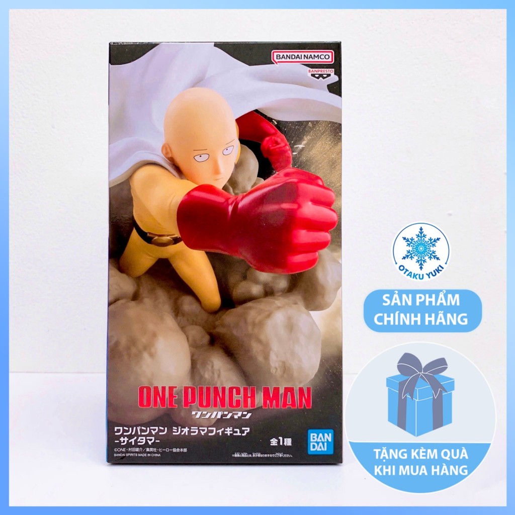 Mô Hình Saitama - One Punch Man - Diorama Figure Chính Hãng (Banpresto)