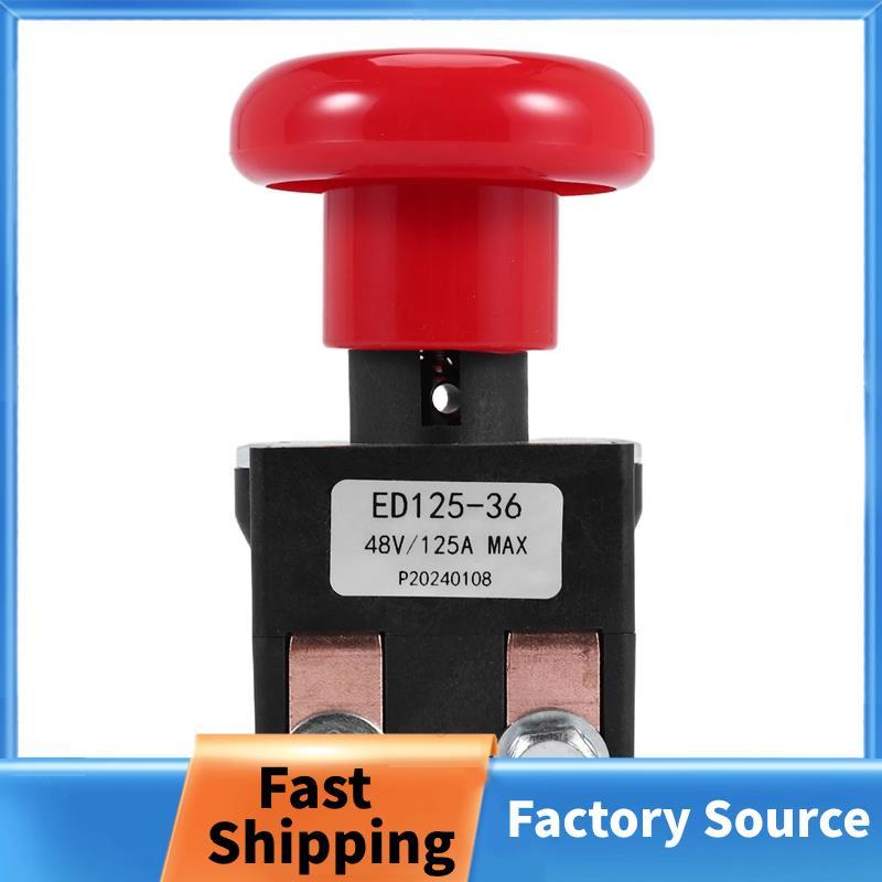 Công tắc dừng ngắt kết nối khẩn cấp ED125-36 48V 125A cho EZ30 E30 D40 EZ40 111551000800 Xe nâng điệ