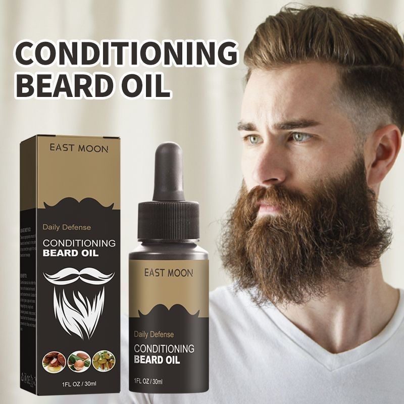 New Product#Beard Care Oil Men's Beard Oil Strong Nourishing Moisturizing Softening Beard Repair Fri