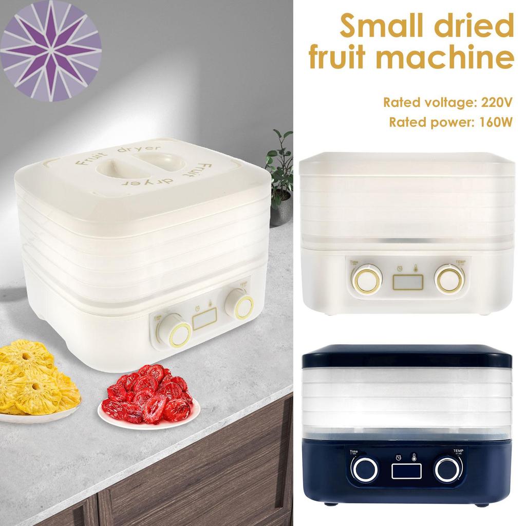 Máy Khử Nước Thực Phẩm 5 Khay Máy Sấy Thực Phẩm Nhiệt Độ Có Thể Điều Chỉnh Đông Lạnh Máy Sấy Trái Cây Thịt SHOPTTKC5763