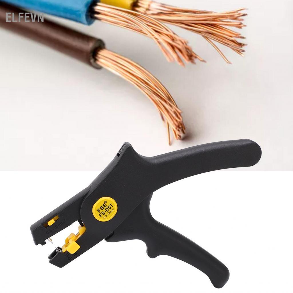 Elfevn Dụng cụ tuốt dây di động Dụng cụ tuốt dây cáp dành cho AWG 7‑22