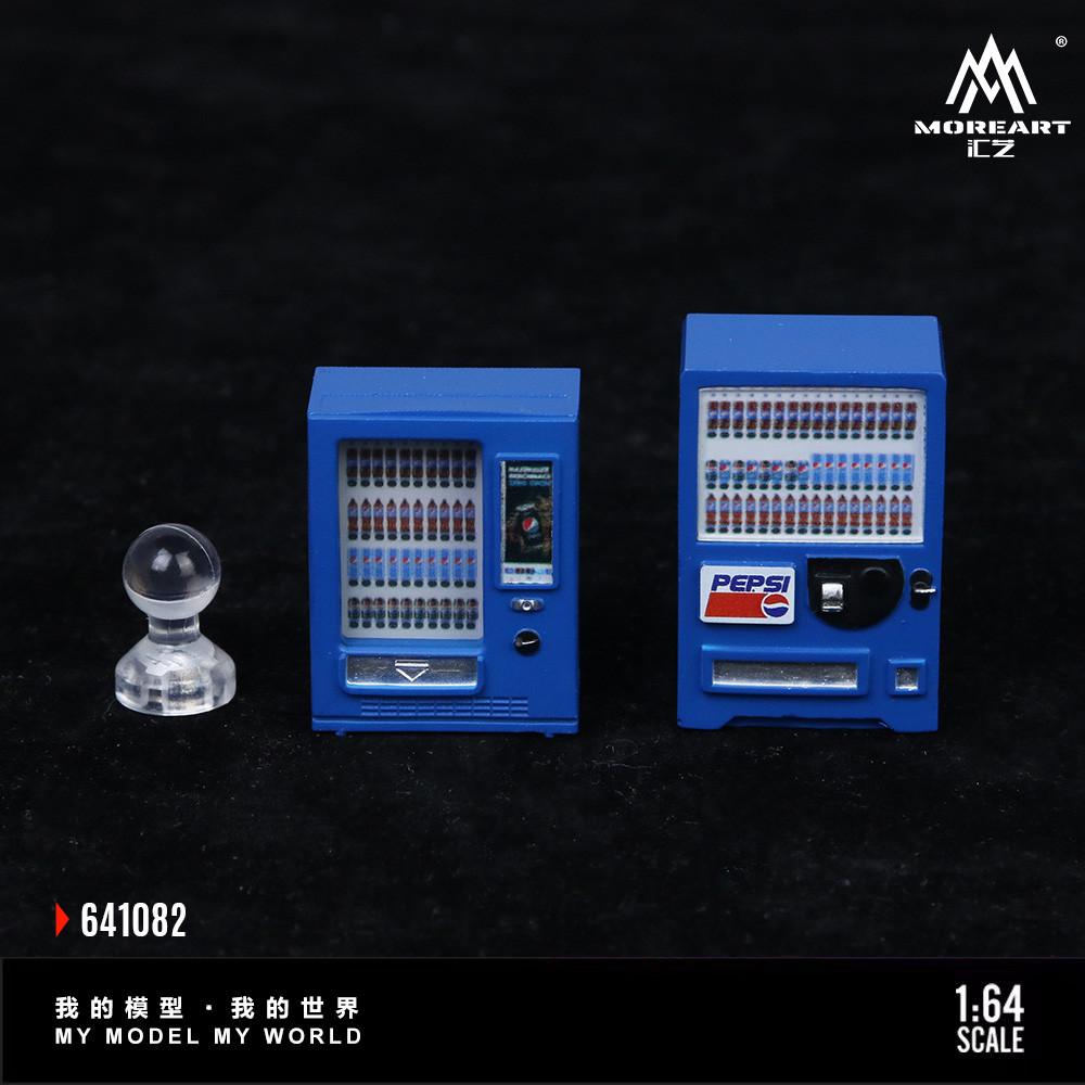[PRE-ORDER] Mô hình diorama MOREART 1:64 Resin Accessories, Best Express Beverage Vending Machine Se