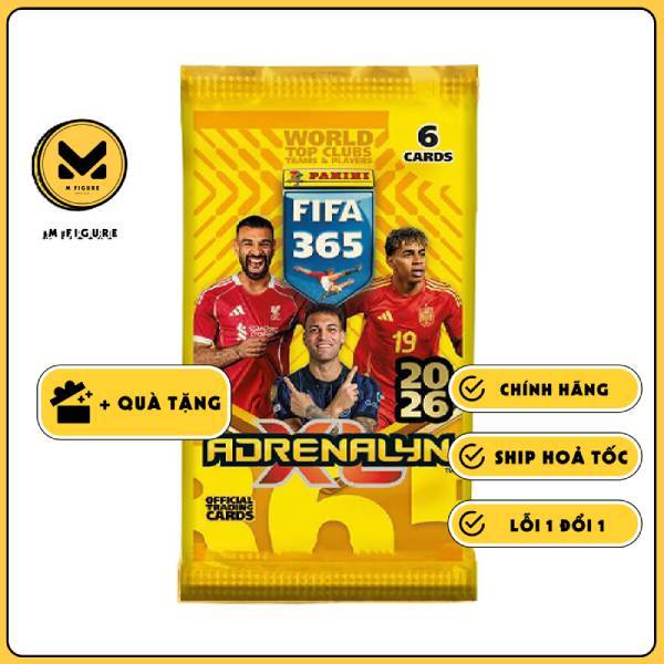 THẺ BÀI Bóng Đá FIFA 365 PANINI ADRENALYN XL 2026 (ADRENALYN) PACK CARD CHÍNH HÃNG
