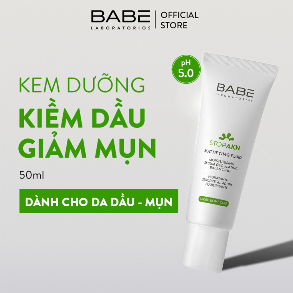 [LIVE KOL] Kem Dưỡng BABE Mattifying Moisturiser 50ml