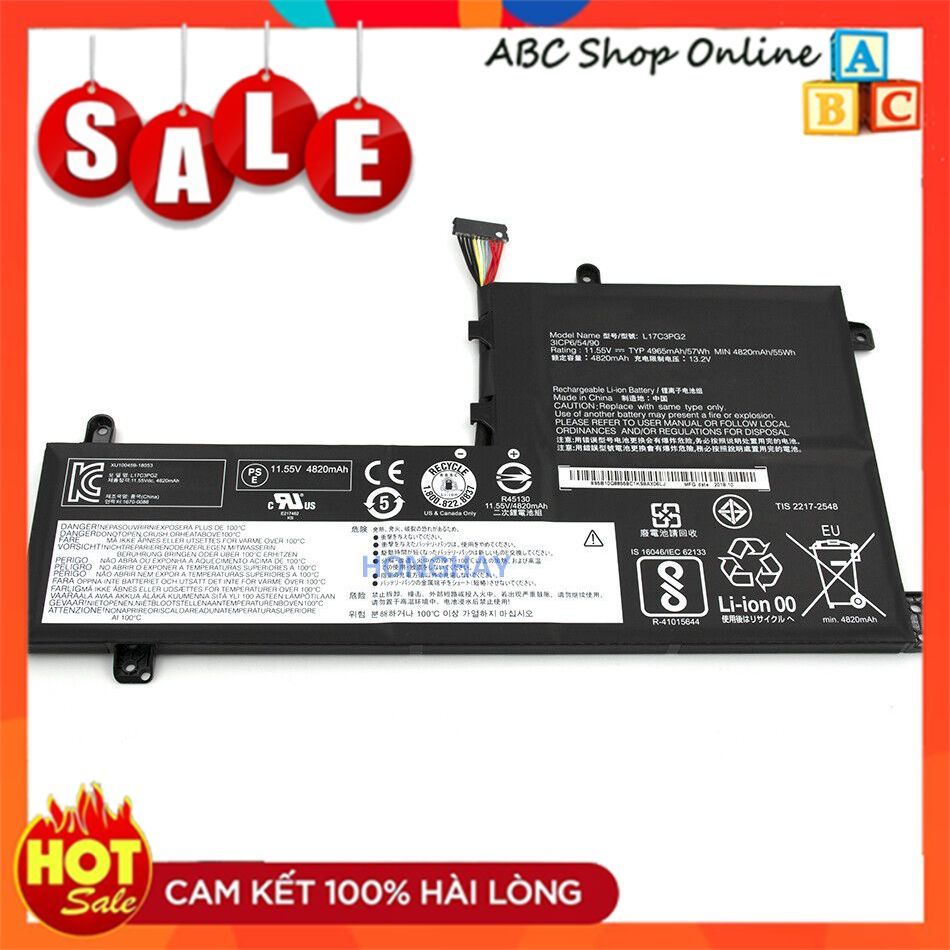 Pin Laptop Lenovo Legion Y530 Y540 Y7000 Y530-15ICH Y545-PG0 Y540-17IRH Y540-15IRH Y7000-2019 Y7000P