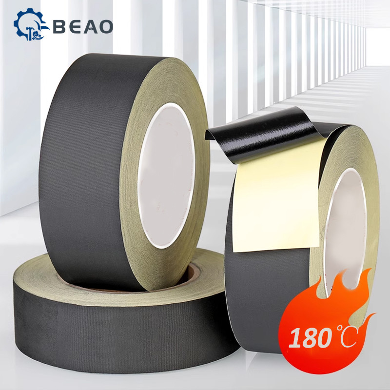 Băng Acetate màu đen, Vải cách nhiệt Acetate, Băng vải sợi Acetate, Chịu nhiệt độ cao, Cách nhiệt ch