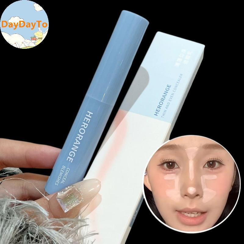 DayDayTo HERORANGE Plush Head Concealer Pen Detail Covering Dark Circles Even Skin Tone Brightening 