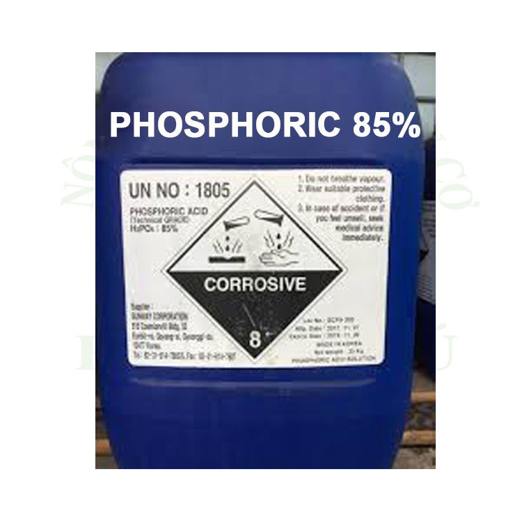 Hóa chất Photphoric 85.0% - chai 1 kg - H3PO4 - Chuyên hạ PH nước dùng cho thủy sản.