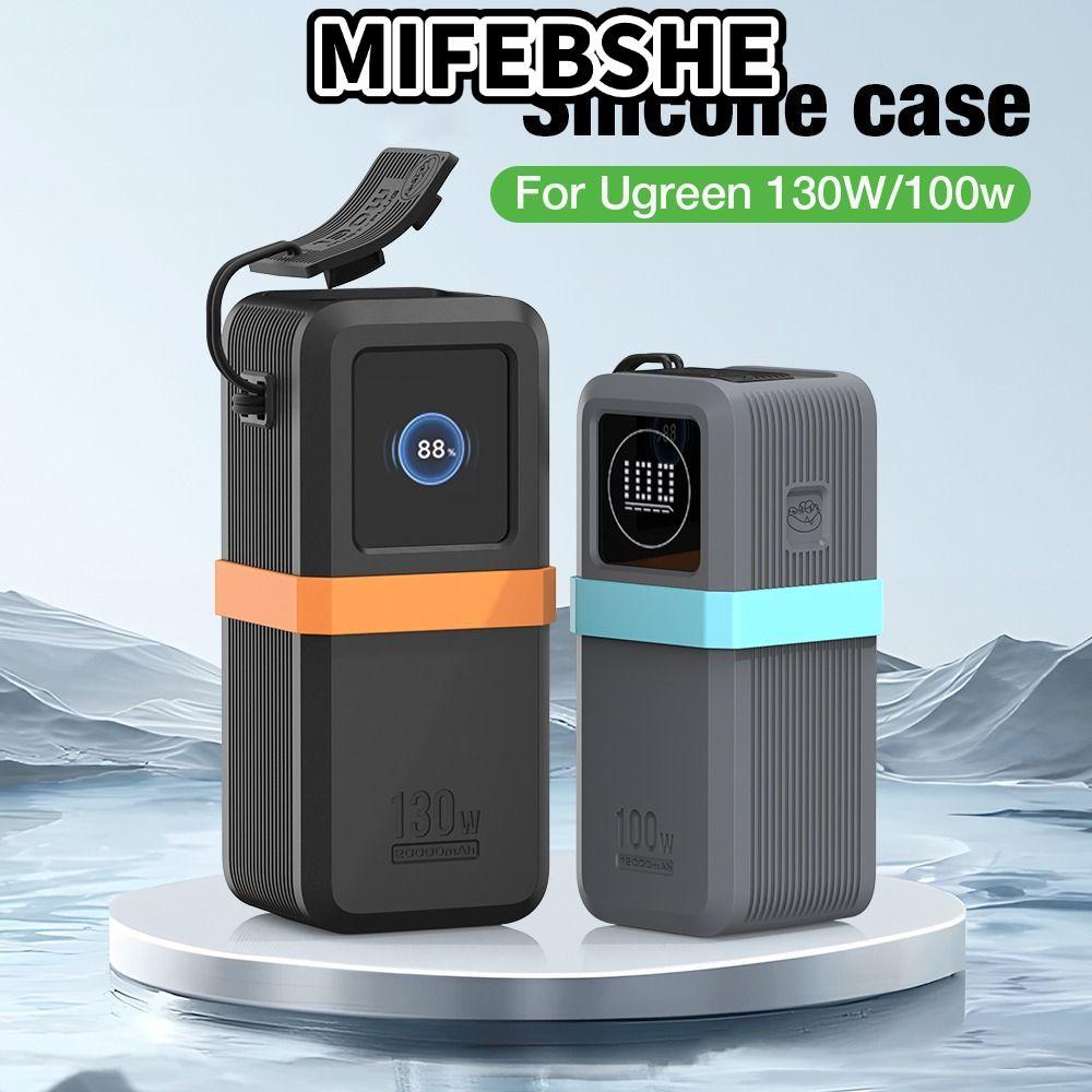 MIFEBSHE Silicone, Mềm Bảo Vệ Chống Bụi, Chống Sốc Di Động Mang Theo Cho UGREEN Nexode Power Bank 20