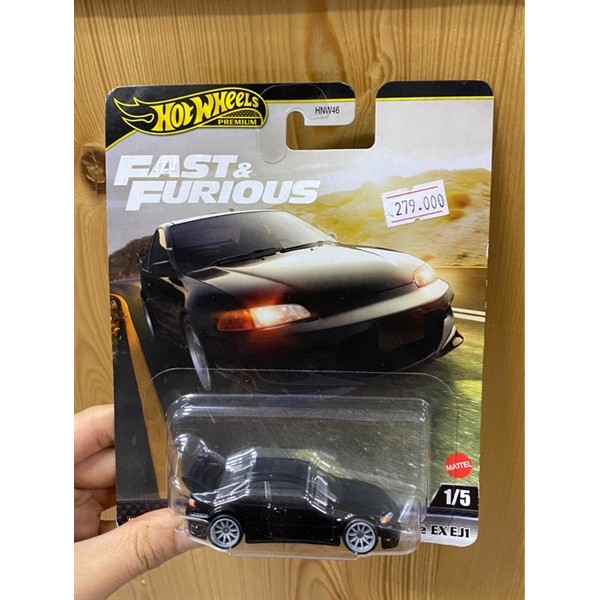 JBL90 Siêu xe Premium Fast&Furious 1993 HONDA CIVIC COUPÉ EX [EJ1] cho bé từ 5 tuổi