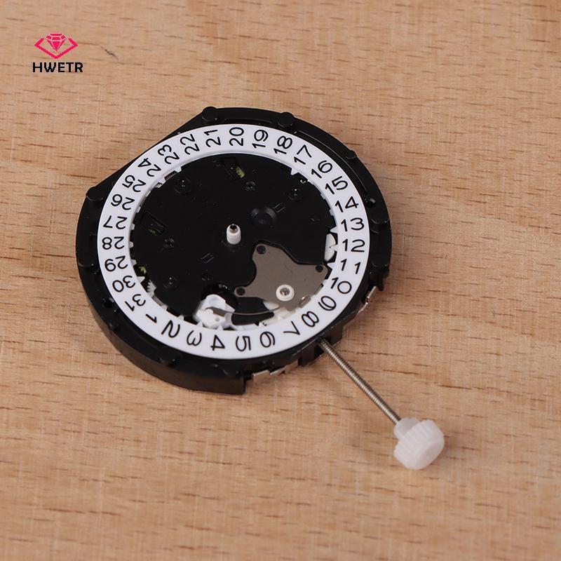 HWETR PE903 Phong trào Sunon Pe90 Trung Quốc Ligne Thạch Anh Ba Tay Có 3 Mắt Ngày Chronograph Nhỏ Ph