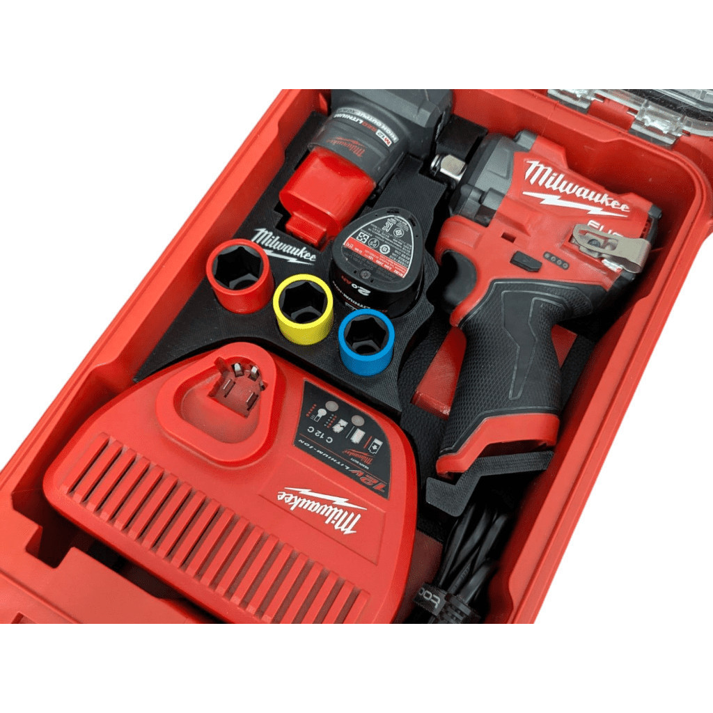 Khay đựng máy bulong Milwaukee M12 cho thùng packout 8435