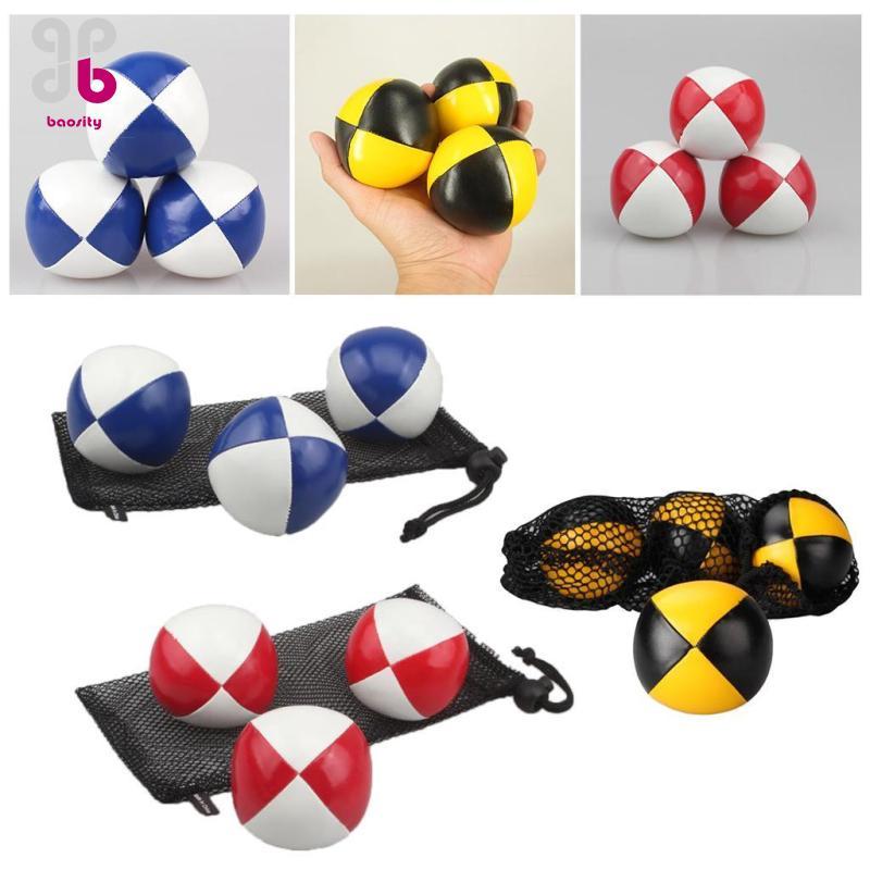 [Baosity] 3 Chú Hề Juggling Ball Acrobatics Toss Ball Trẻ Em Juggle Circus Đồ Chơi