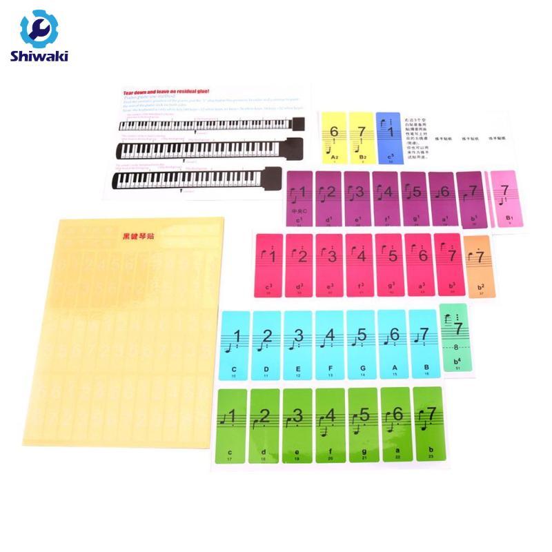 Miếng dán bàn phím đàn piano có thể tháo rời cho bàn phím phím đàn piano 88 / 61 / 51