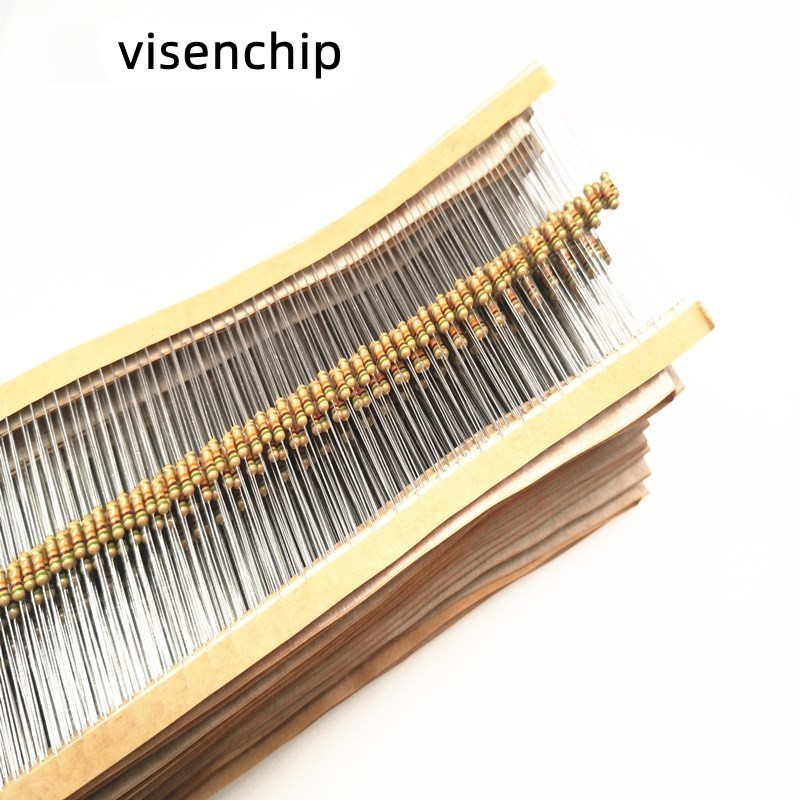 100 Chiếc 1 / 4w Điện Trở Phim Carbon 5% 0,25w 47K 51K 56K 62K 68K 75K 82K 91K OHM