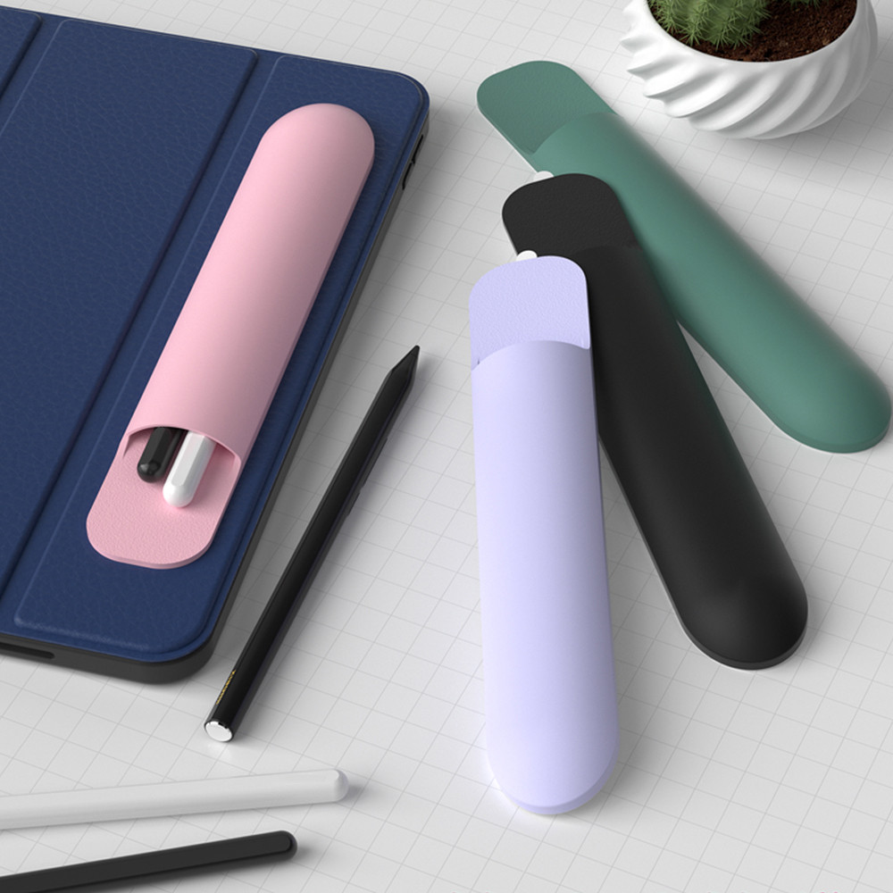 Hộp Đựng Bút Chì Cho Apple Pencil Pro 2 1 Dính Giá Đỡ Cho IPad Samsung Pencil Cover Máy Tính Bảng Cả