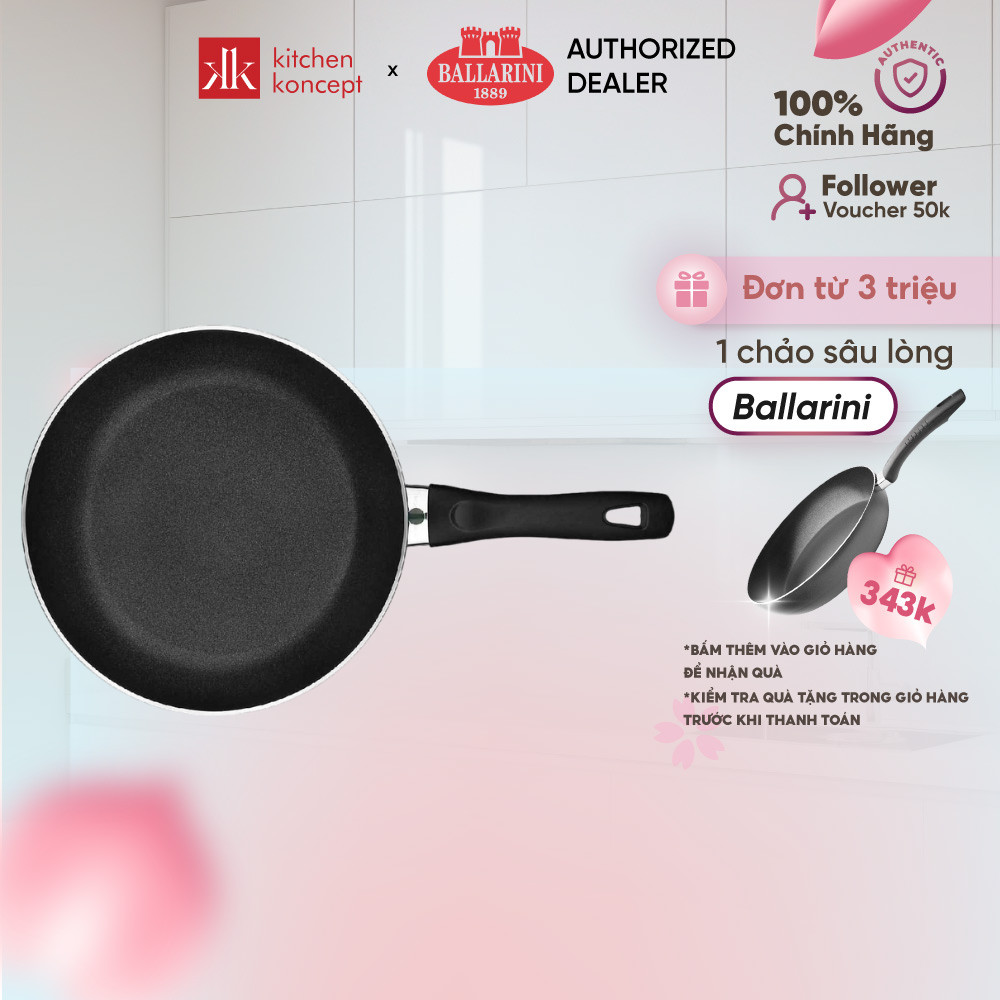 Chảo Chống Dính BALLARINI Bologna Keravis - Chảo Chiên - 28cm