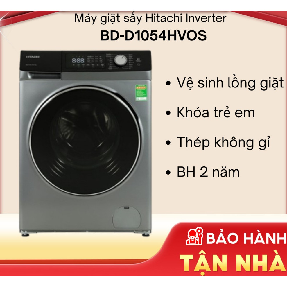 Máy Giặt Inverter Hitachi BD-D1054HVOS / BD-1054HVOS / BD-954HVOS