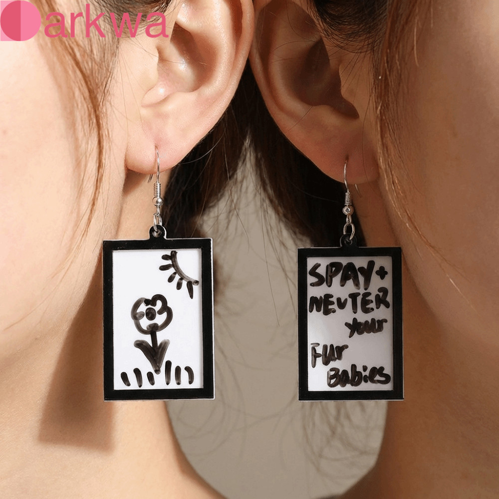 DARKWA Message Board Bông tai Tranh nghệ sĩ tương tác vui nhộn