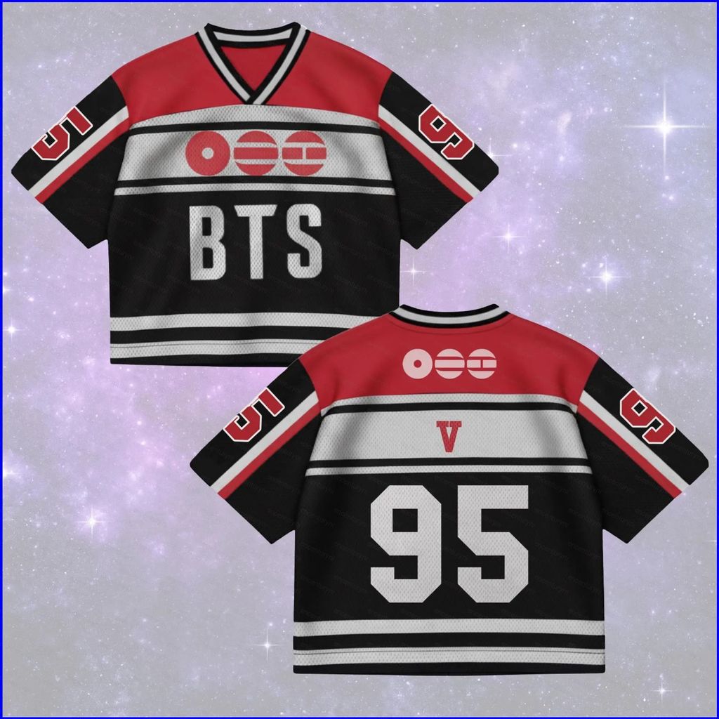 Áo Crop Top Lưới Thiết kế cho Fan BTS Jimin và V - GN BTS Arirang World Tour