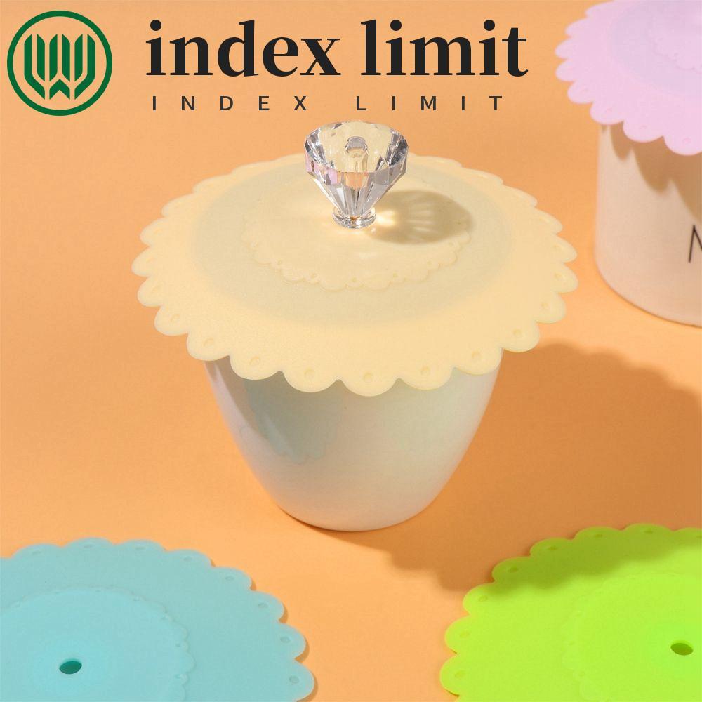  index limit INDEX LIMIT Cup Seals Silicone Đa Năng Cho Cốc Thủy Tinh Drinkware Cách Nhiệt Chống Bụi