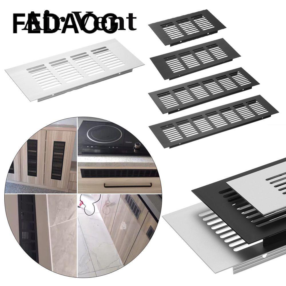 FEDAOG Air Vent Decor Louver Phụ kiện tủ quần áo Hợp kim nhôm Grommet Lưới tản nhiệt bền