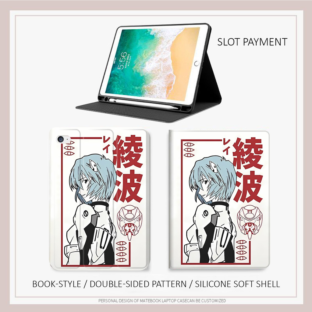 Ốp lưng EVA Ayanami Rei air7 ipad a16 gen 11 Air M3 Air 4/5/6 Air6 10.2 Gen 7/8/9 Gen10 10.9 ốp ipad