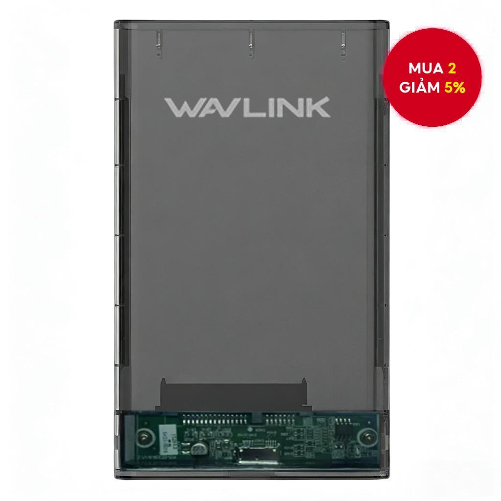 Vỏ ổ cứng WAVLINK 2.5 "Vỏ ngoài ổ cứng HDD / SSD Max 4TB