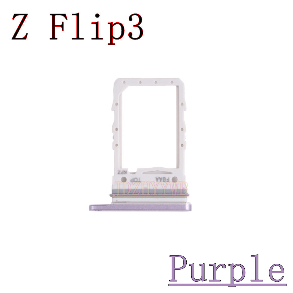 Khay Thẻ Sim Cho Samsung Galaxy Z Flip3 Flip 3 5G F711B F711U F711N F711W Đầu Đọc Chip Đơn Khe Cắm A