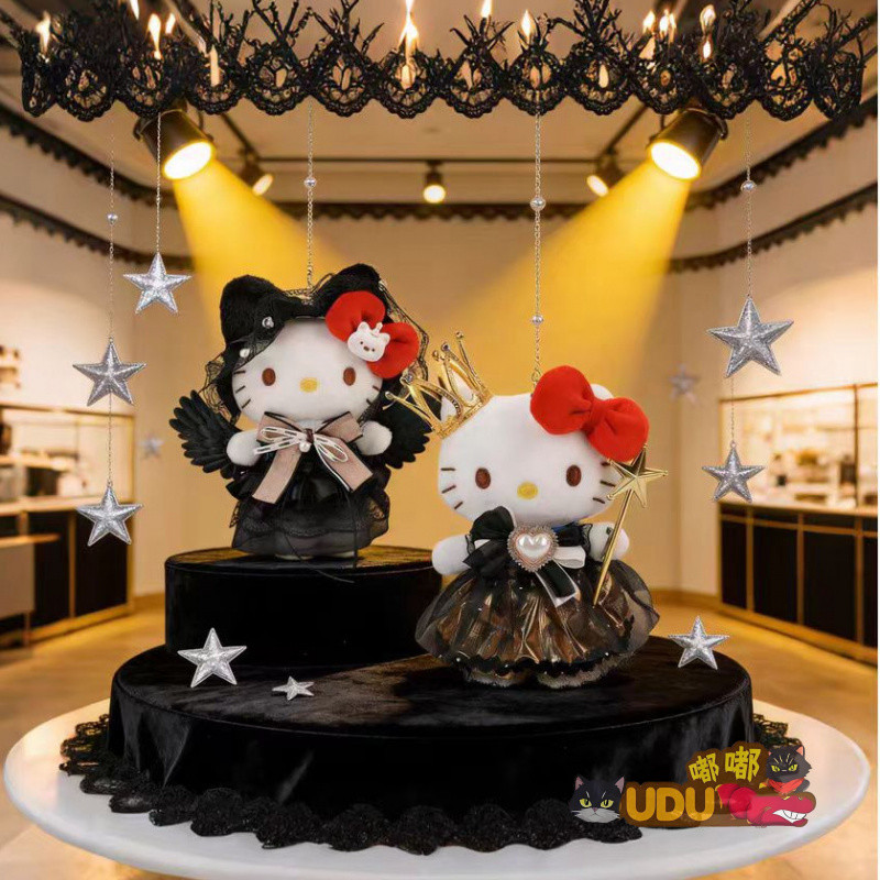 [Chính hãng] Sanrio hello Kitty Series Mặt dây chuyền sang trọng Cross-Dressing hello Kitty Móc khóa