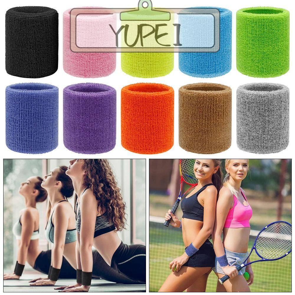 YUPEI 1 Chiếc Dây Đeo Tay, Fitness Run Gym Cuff Tennis Dây Hỗ Trợ Cổ Tay, Khăn Mồ Hôi Cotton Bền 8x8