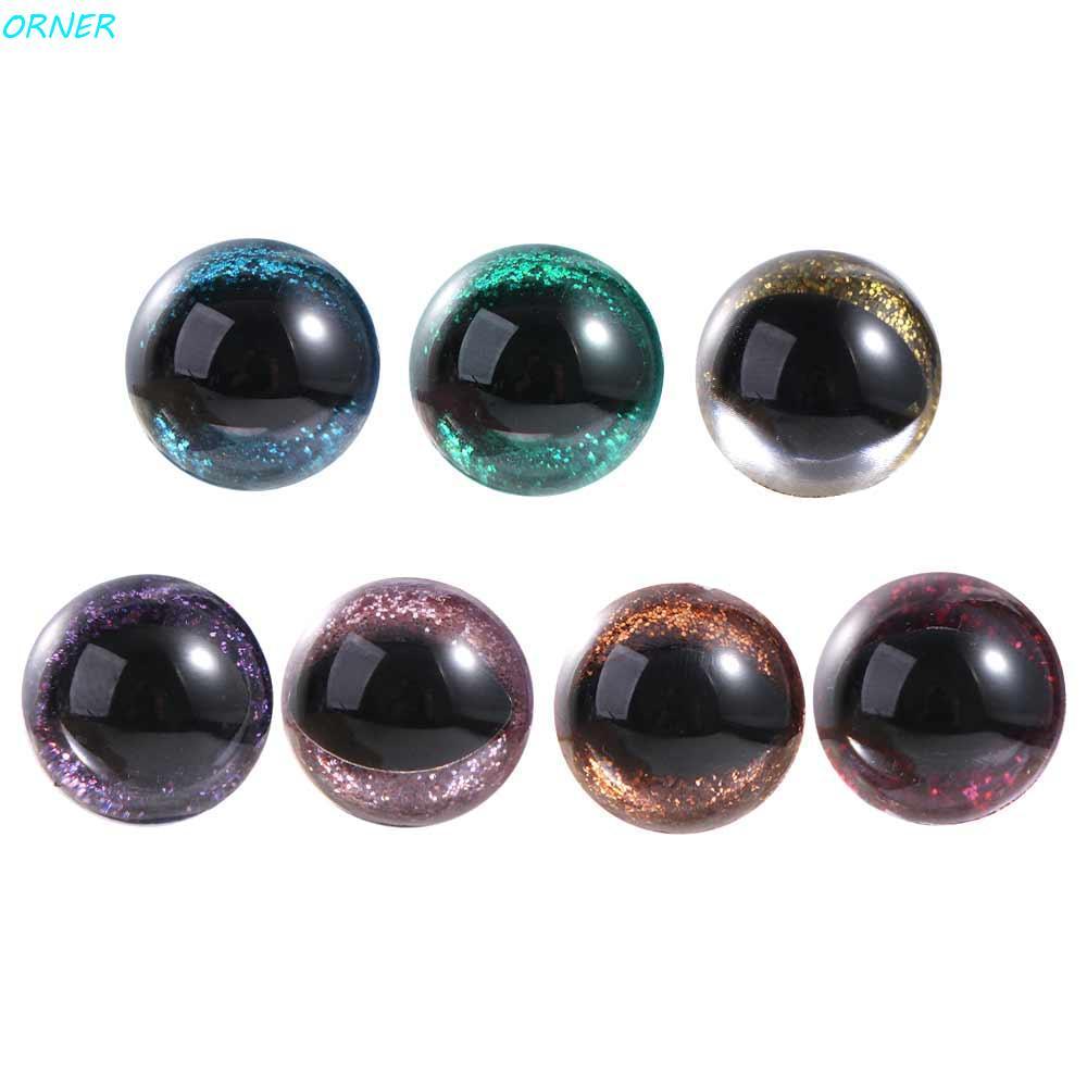 ORNER Mắt An Toàn Cho Amigurumi, Mắt Thú Nhồi Bông 12 Mm Mắt An Toàn Cho Móc, Phụ Kiện Thủ Công 3D S