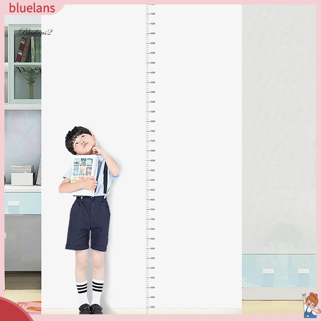 Nhãn dán theo dõi chiều cao BLU cho trẻ em Biểu đồ đo chiều cao mẫu giáo 200cm Biểu đồ chiều cao cho