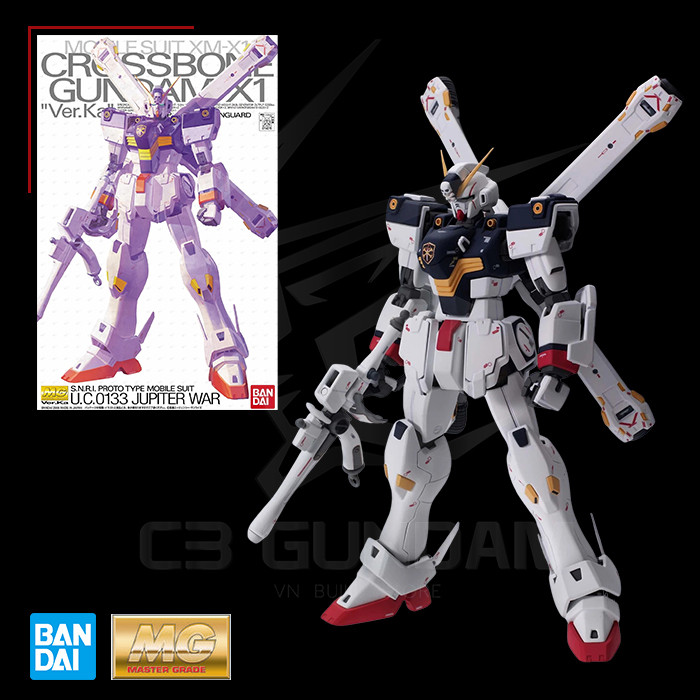 [BANDAI] MÔ HÌNH MG 1/100 XM-X1 Crossbone Gundam X-1 (Ver. Ka) C3 Gundam & TCG