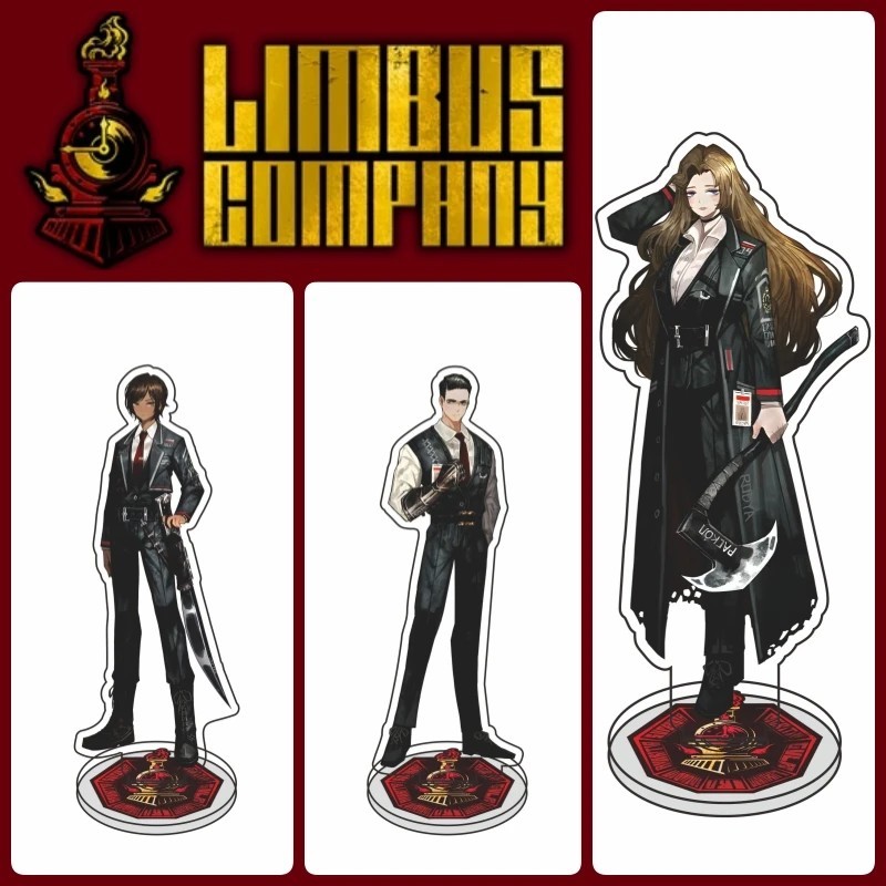 Standee Limbus Company mô hình anime mica trang trí bàn học quà tặng Faust Heathcliff Don Quixote Ou