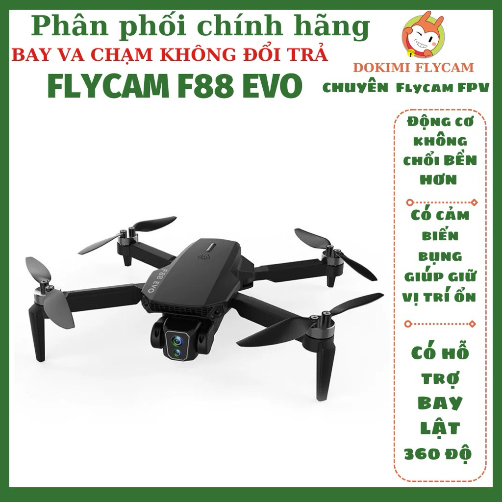 FLYCAM F88 EVO 2025 – Flycam GIÁ RẺ CHƠI VUI TẬP BAY