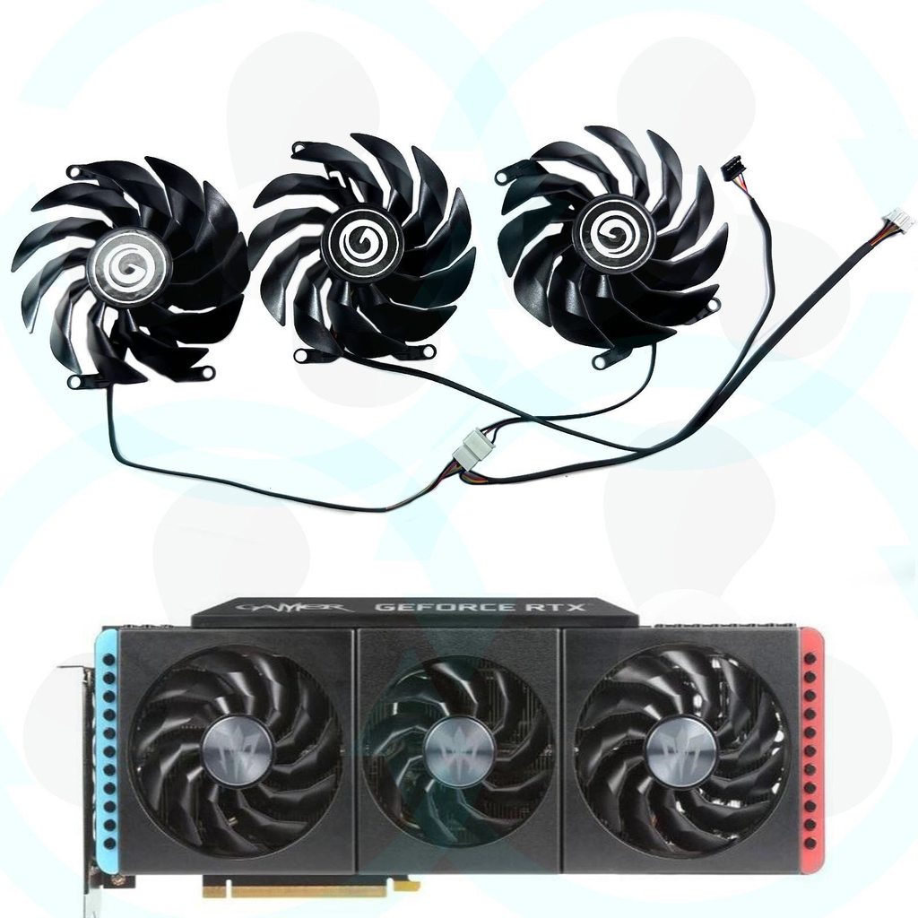 [COD] GAMER RTX3060ti 3070 3070ti 3080 3080ti 3090 GAMER Khối xây dựng Quạt Card đồ họa